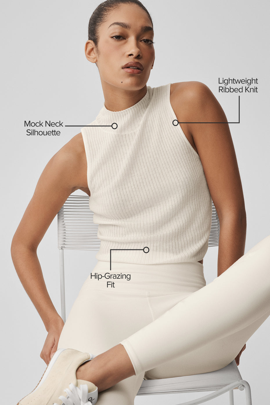 Haut Sans Manches En Maille Unwind