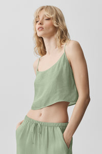 Semi-Sheer Golden Hour Tank