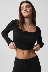 Sweater Knit Unwind Long Sleeve