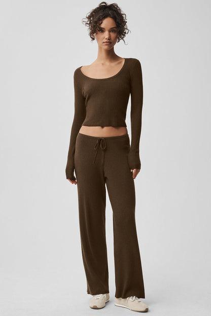 Sweater Knit Unwind Long Sleeve