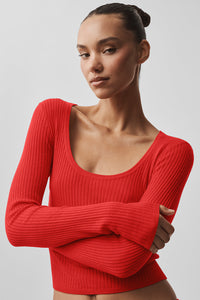 Sweater Knit Unwind Long Sleeve