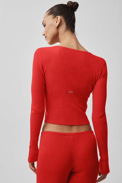 Sweater Knit Unwind Long Sleeve