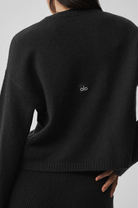 Cardigan À Nouer En Laine Et Cachemire New Class