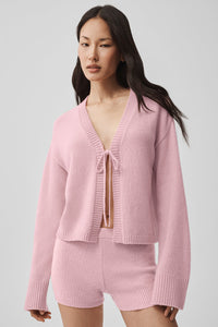 Cardigan À Nouer En Laine Et Cachemire New Class