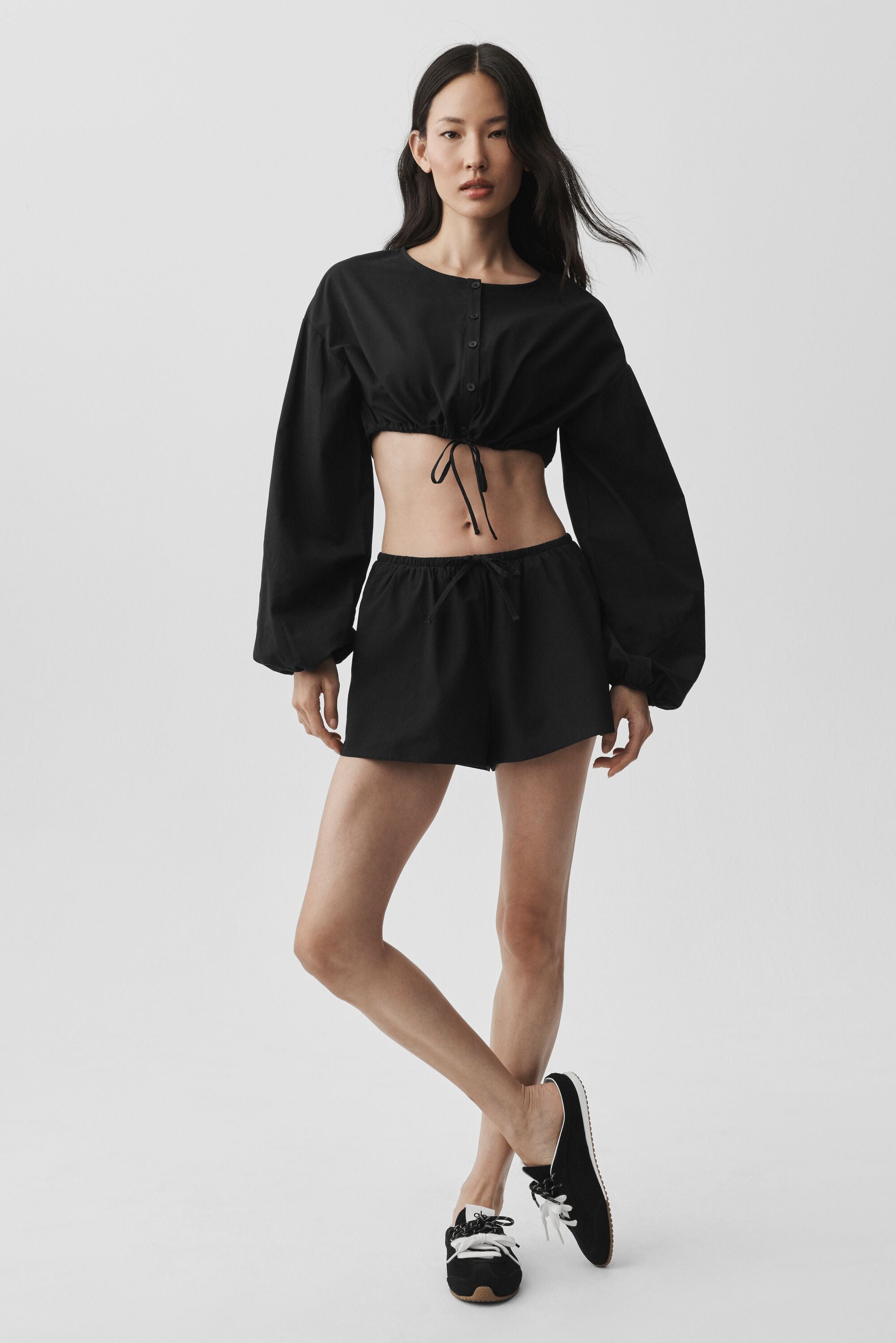 Cotton Cropped Real Deal Long Sleeve