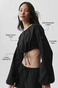 Cotton Cropped Real Deal Long Sleeve