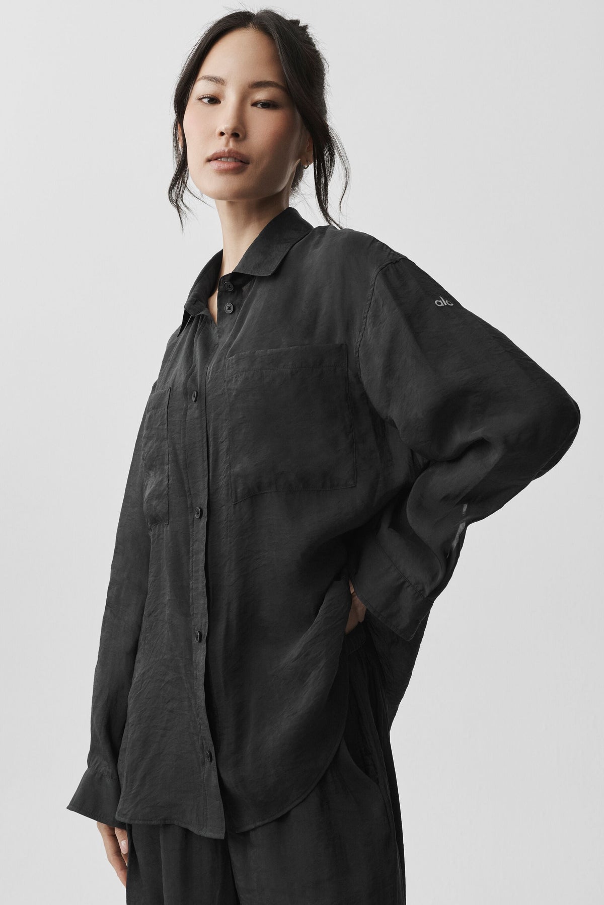 Chemise Manches Longues Semi-Transparente Golden Hour
