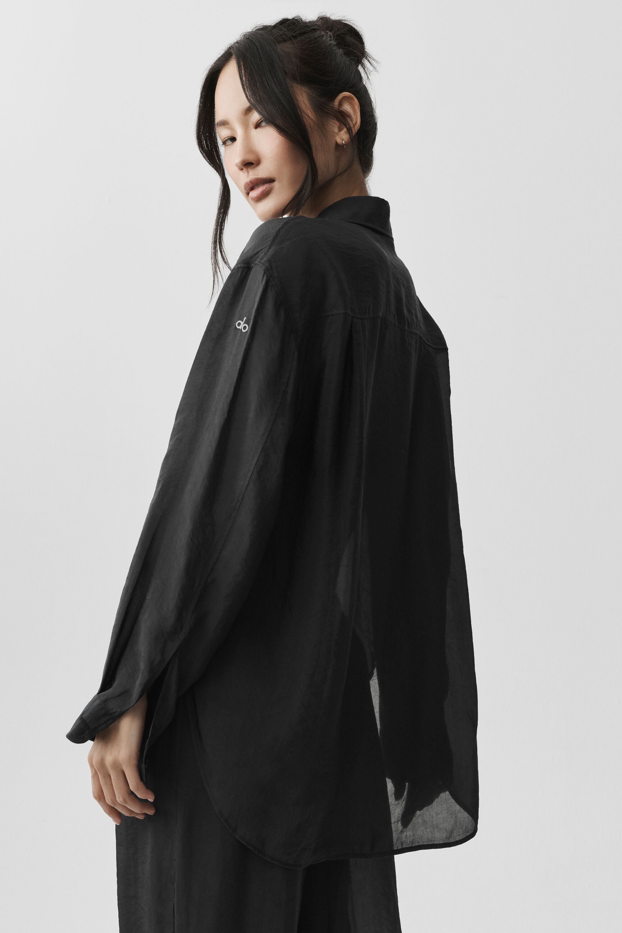 Chemise Manches Longues Semi-Transparente Golden Hour