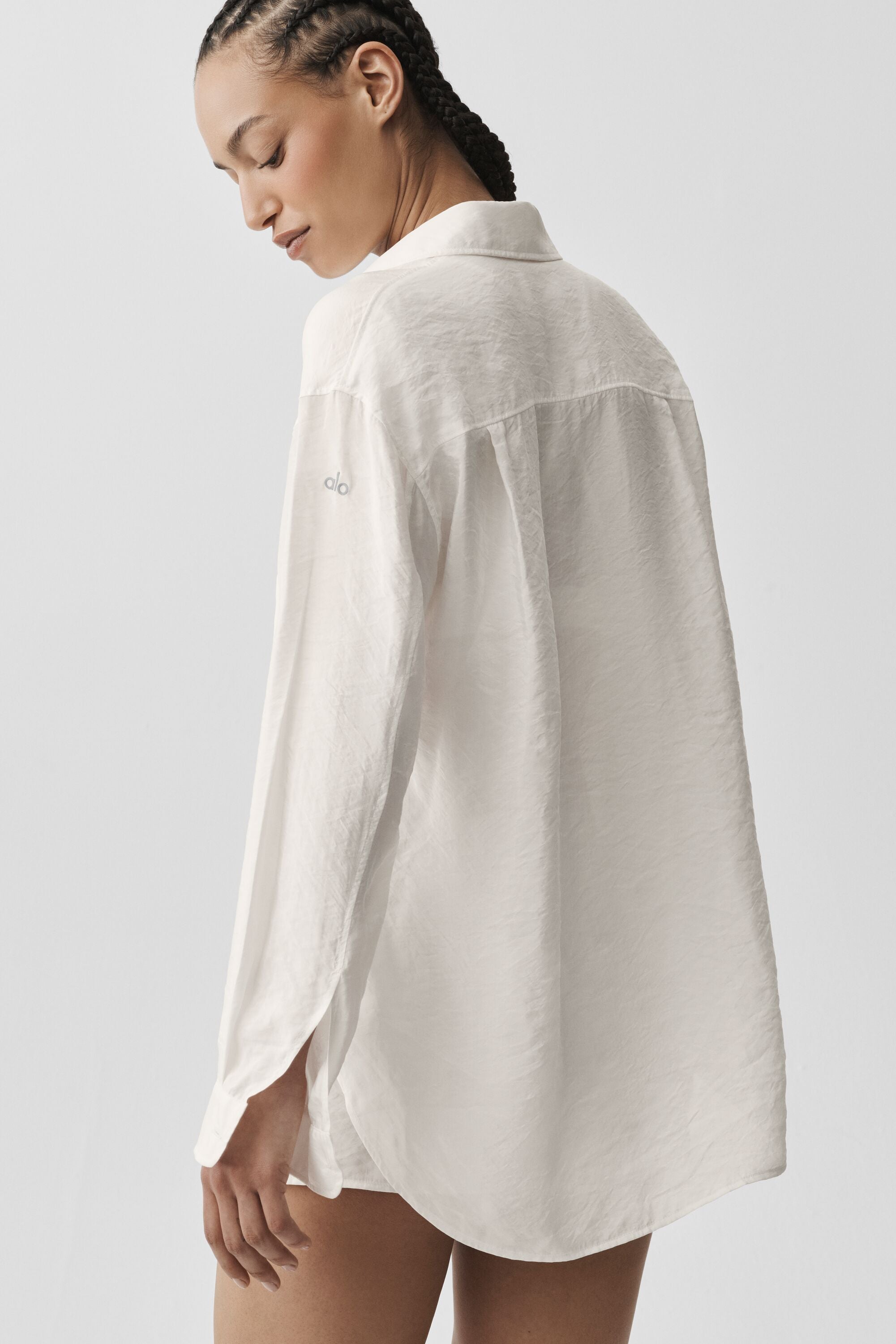 Chemise Manches Longues Semi-Transparente Golden Hour