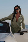 Chemise Manches Longues Semi-Transparente Golden Hour
