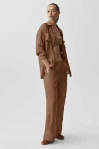 Chemise Manches Longues Semi-Transparente Golden Hour