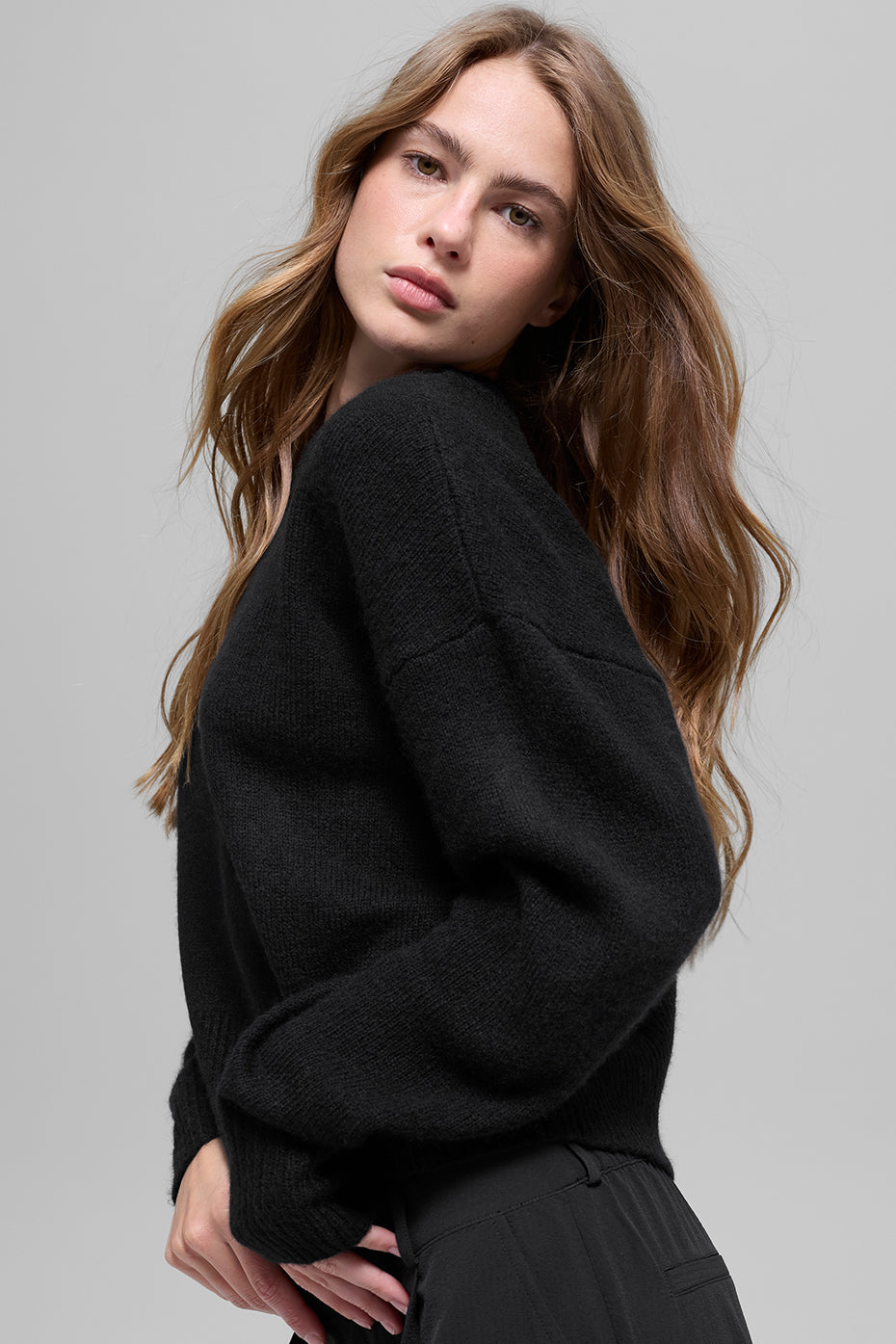 Pull Court Col Ras-Du-Cou En Laine Et Cachemire New Class