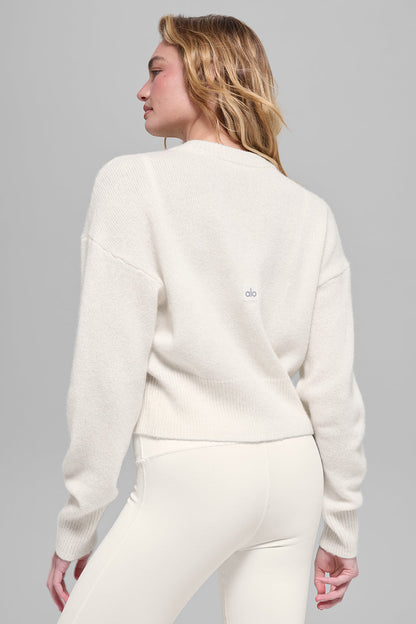 Pull Court Col Ras-Du-Cou En Laine Et Cachemire New Class