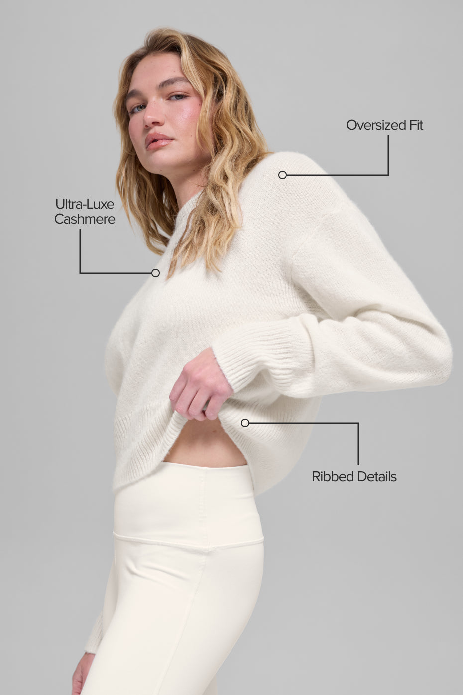 Pull Court Col Ras-Du-Cou En Laine Et Cachemire New Class