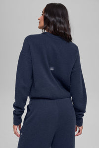 Pull Court Col Ras-Du-Cou En Laine Et Cachemire New Class
