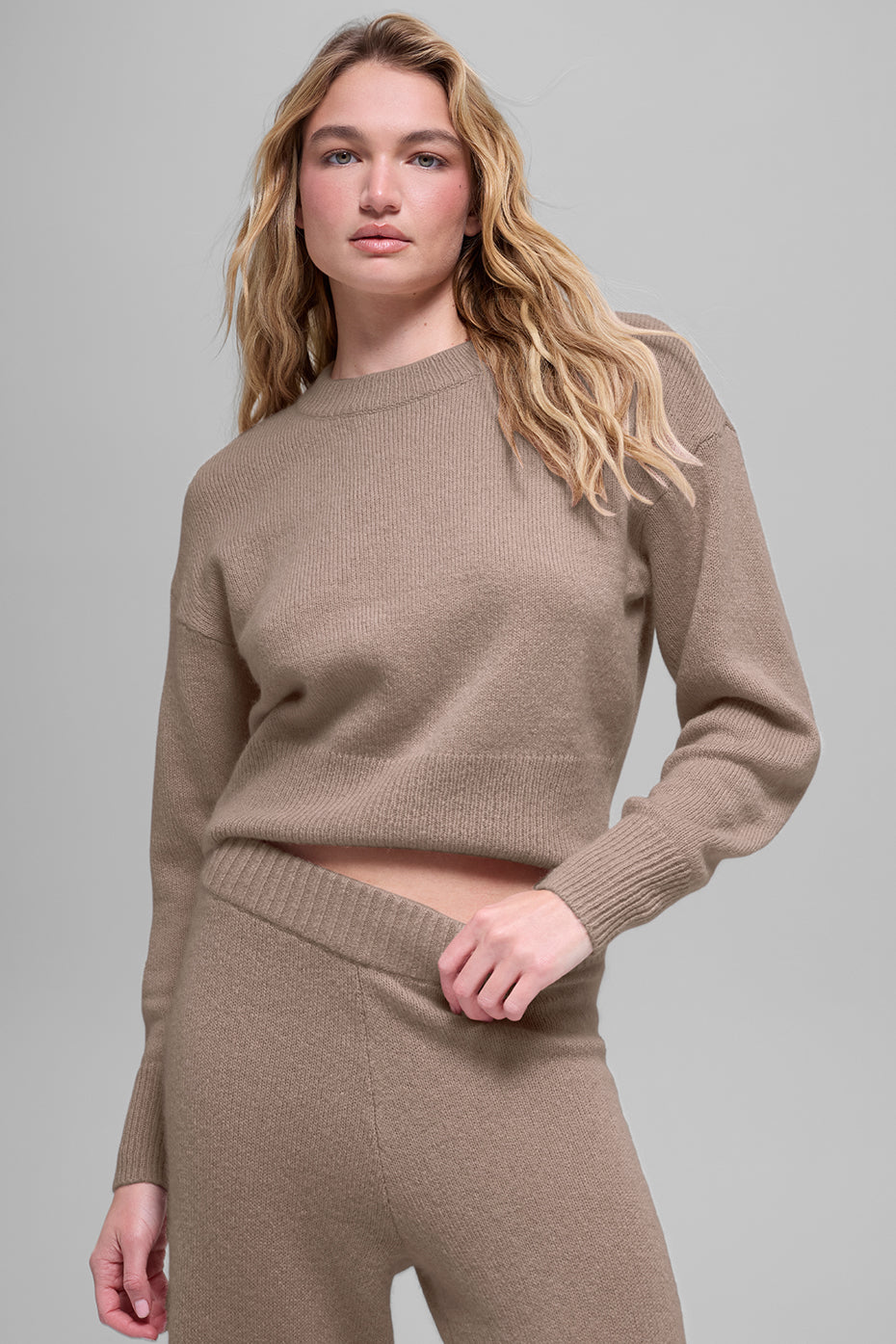 Pull Court Col Ras-Du-Cou En Laine Et Cachemire New Class