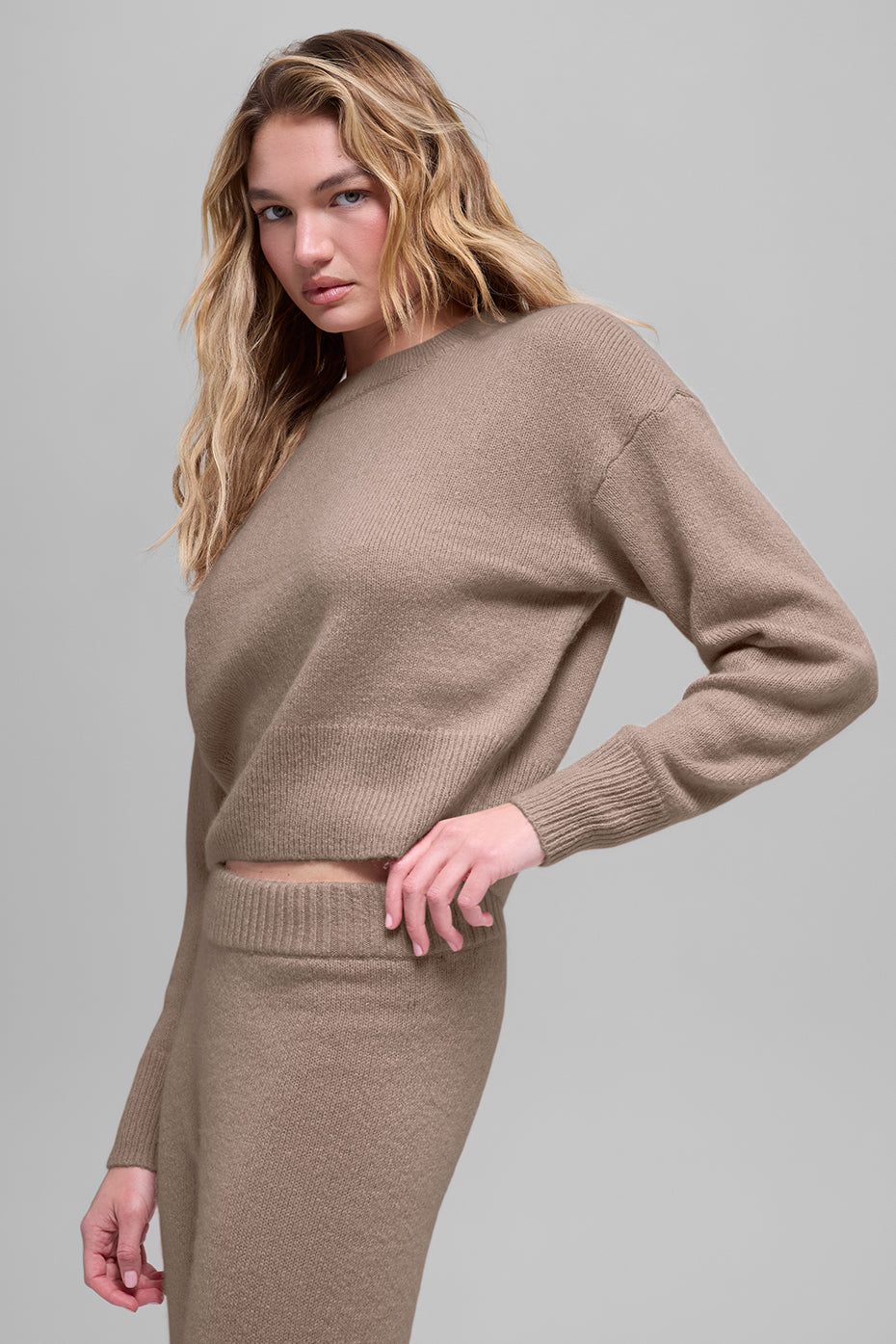 Pull Court Col Ras-Du-Cou En Laine Et Cachemire New Class