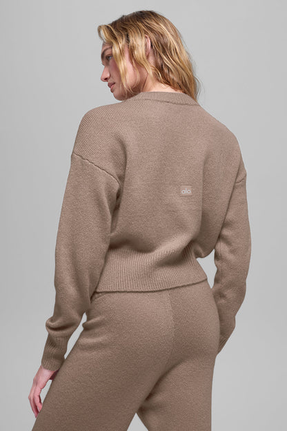 Pull Court Col Ras-Du-Cou En Laine Et Cachemire New Class