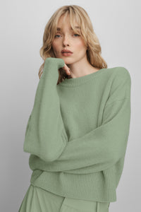 Pull Court Col Ras-Du-Cou En Laine Et Cachemire New Class