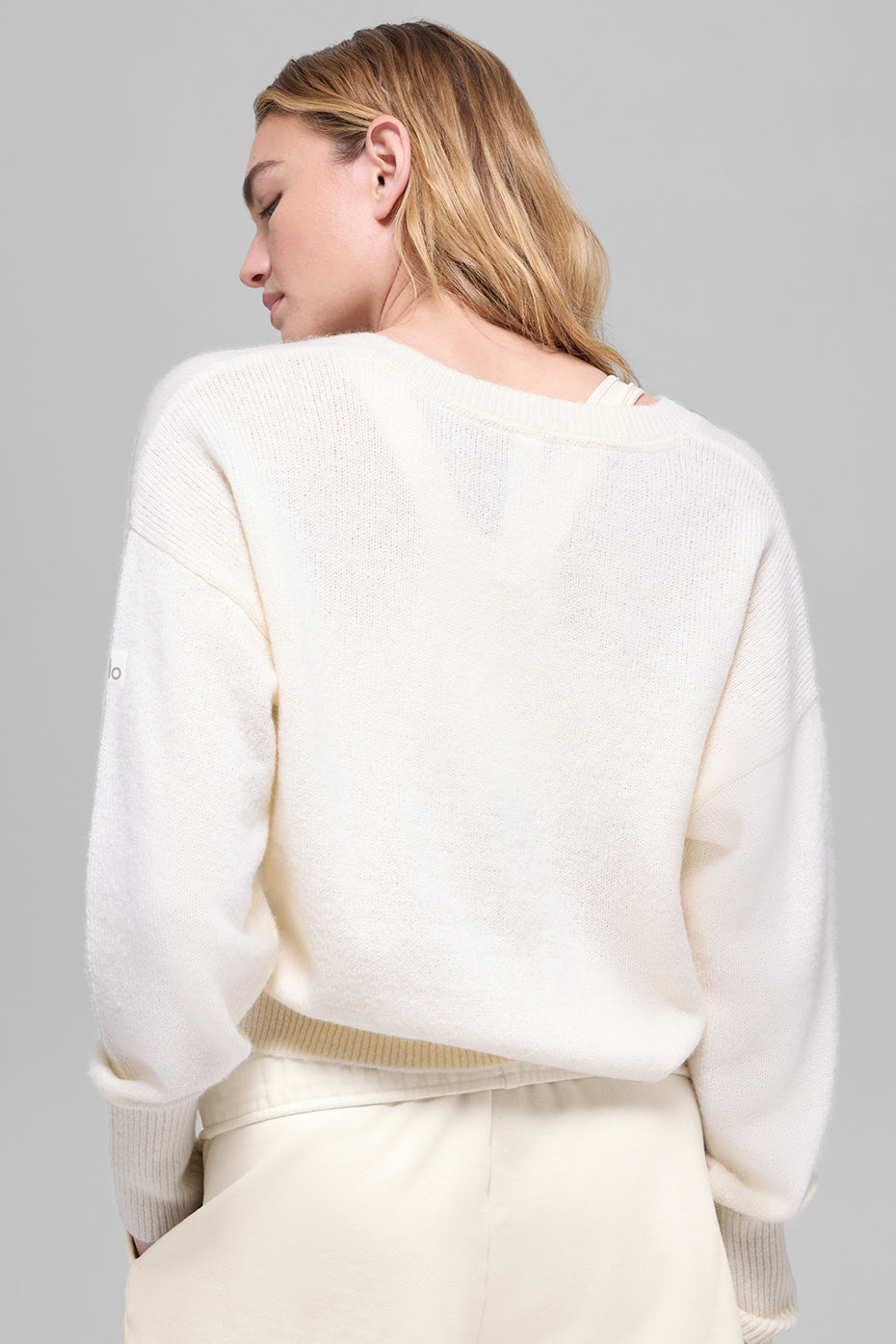 Pull Court Col V En Laine Et Cachemire New Class