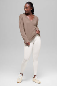 Pull Col V Oversize En Laine Et Cachemire New Class
