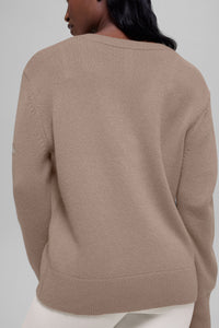 Pull Col V Oversize En Laine Et Cachemire New Class