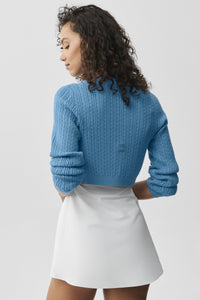 Mini Cable Sweater Cardigan