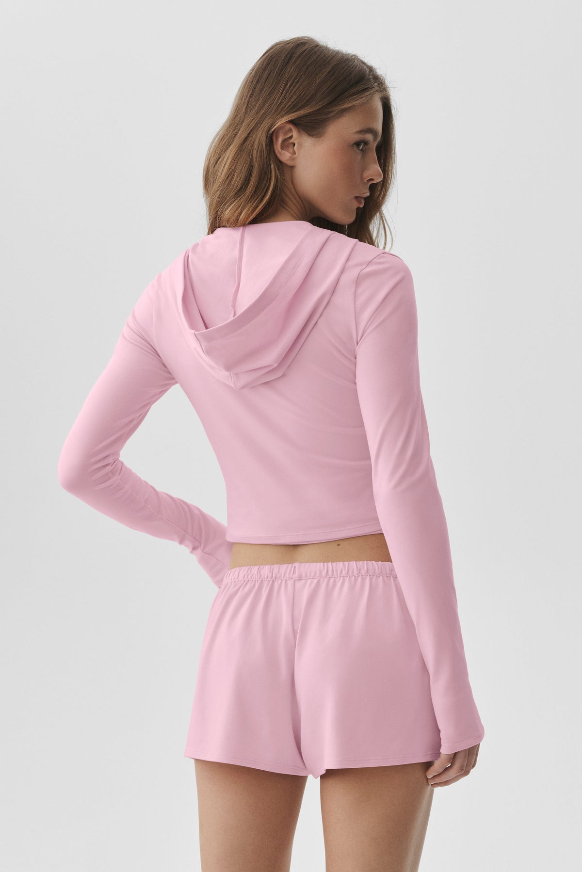 Sweat À Capuche Ajusté Zippé Alosoft Finesse