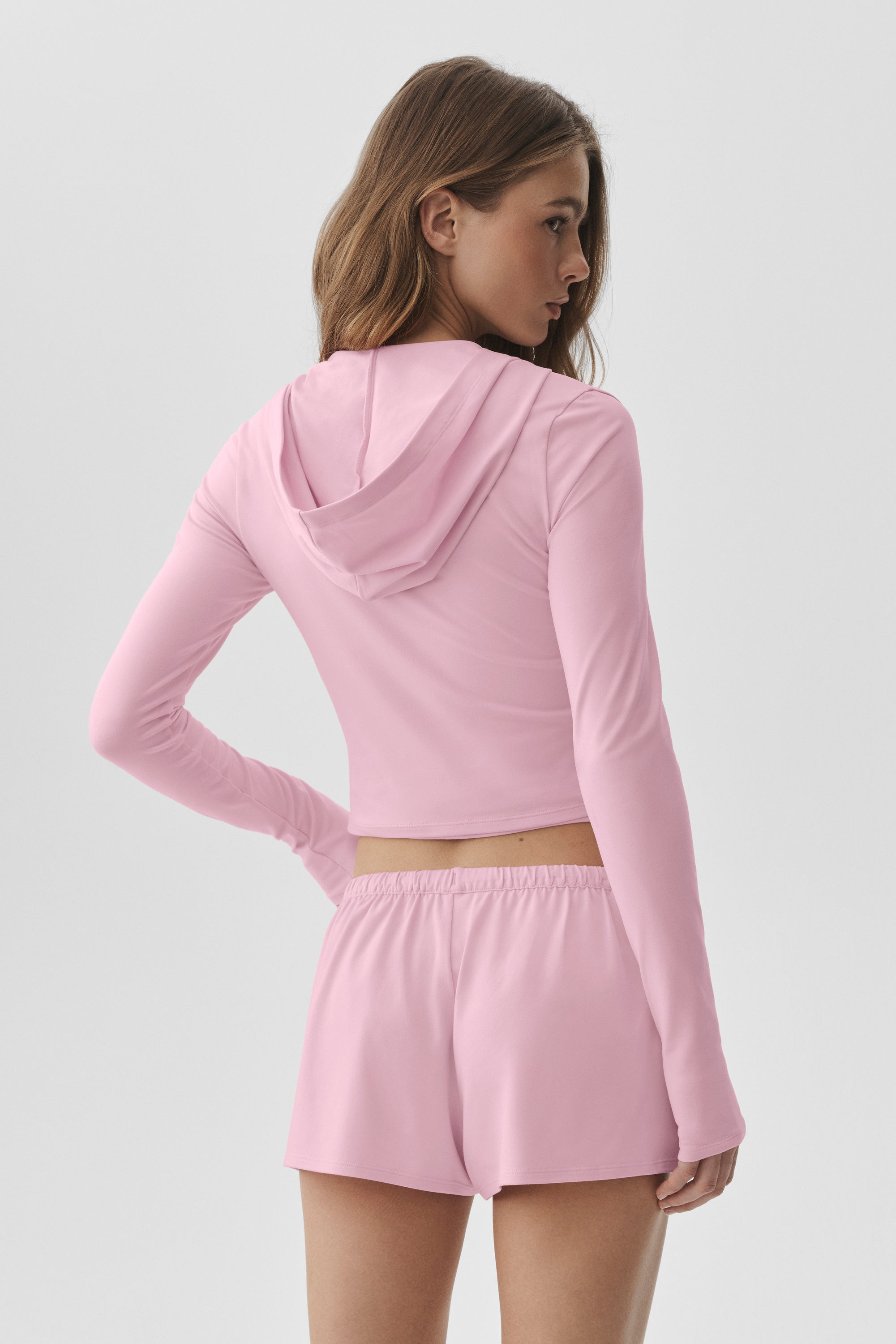Sweat À Capuche Ajusté Zippé Alosoft Finesse