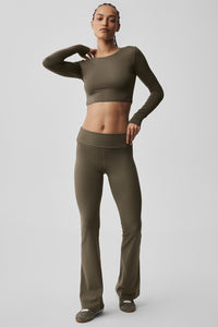 Alosoft Crop Finesse Long Sleeve