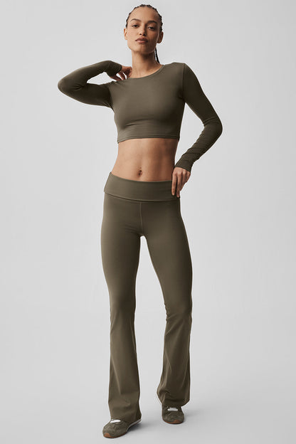 Alosoft Crop Finesse Long Sleeve