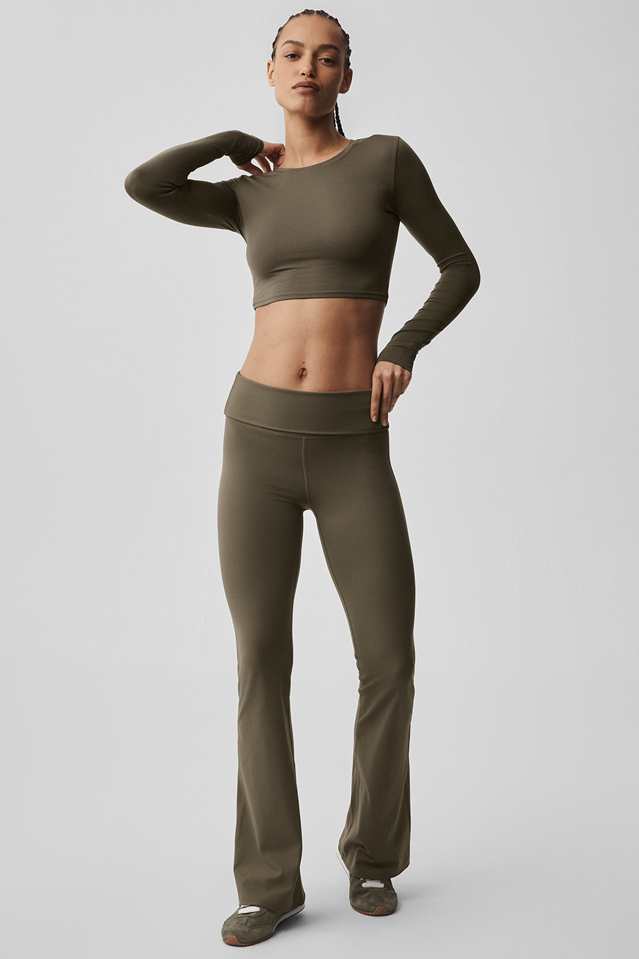 Alosoft Crop Finesse Long Sleeve
