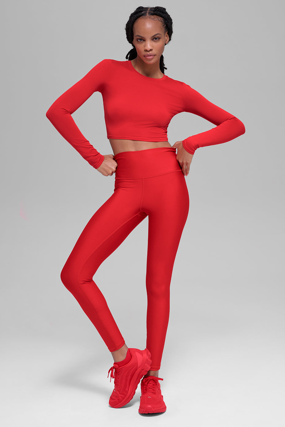 Alosoft Crop Finesse Long Sleeve