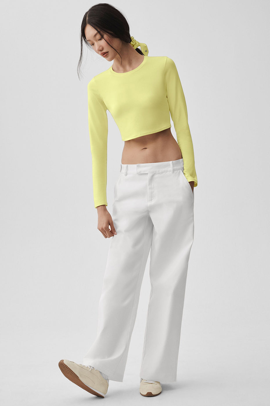 Alosoft Crop Finesse Long Sleeve