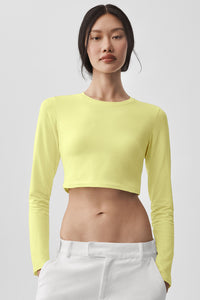 Alosoft Crop Finesse Long Sleeve