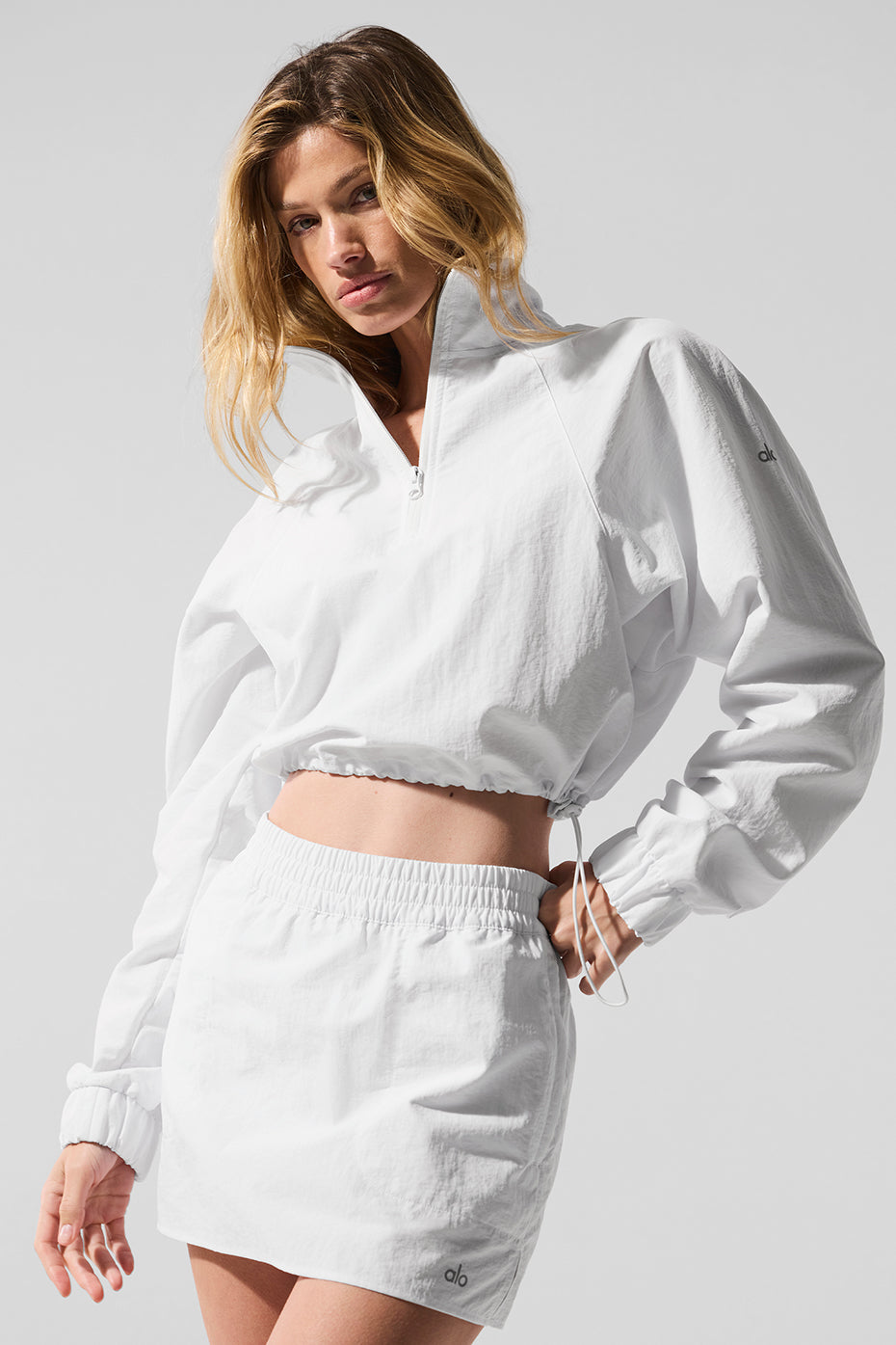 Cropped 1/4 Zip Alumni Pullover