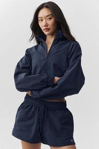 Pull Court Zippé 1/4 Alumni