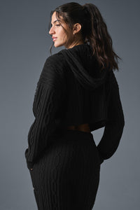 Sweat À Capuche En Maille Torsadée Winter Bliss