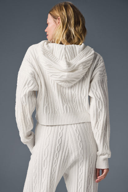 Sweat À Capuche En Maille Torsadée Winter Bliss