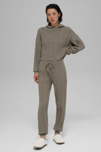 Sweat À Capuche En Maille Torsadée Winter Bliss