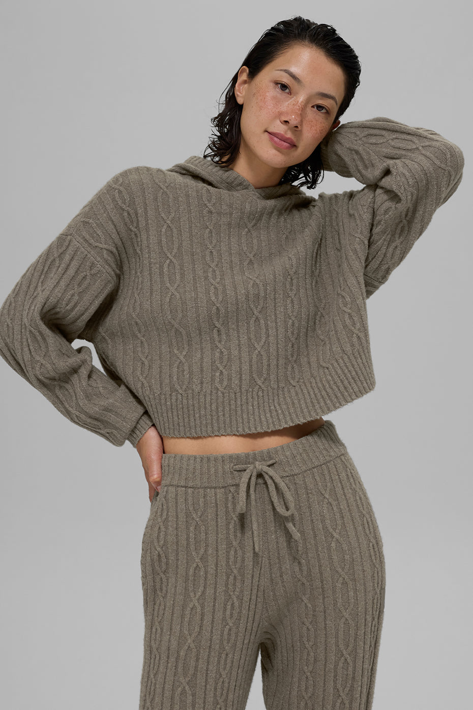 Sweat À Capuche En Maille Torsadée Winter Bliss