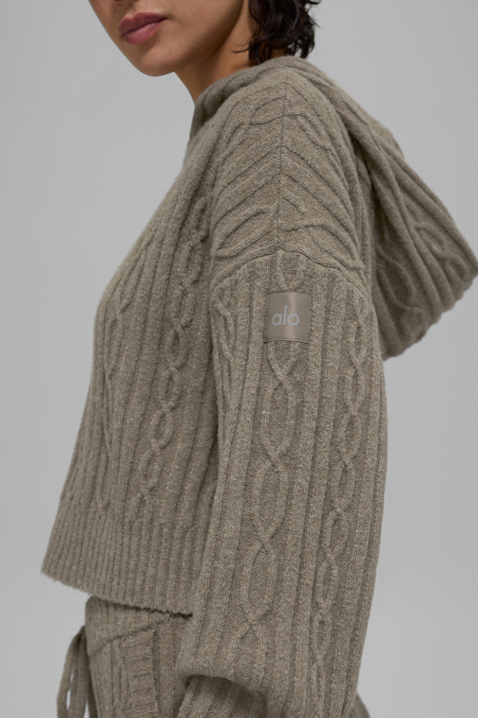 Sweat À Capuche En Maille Torsadée Winter Bliss
