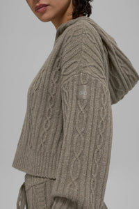 Cable Knit Winter Bliss Hoodie