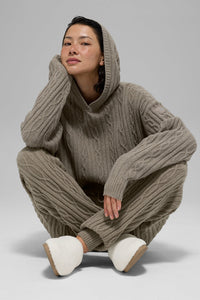 Sweat À Capuche En Maille Torsadée Winter Bliss
