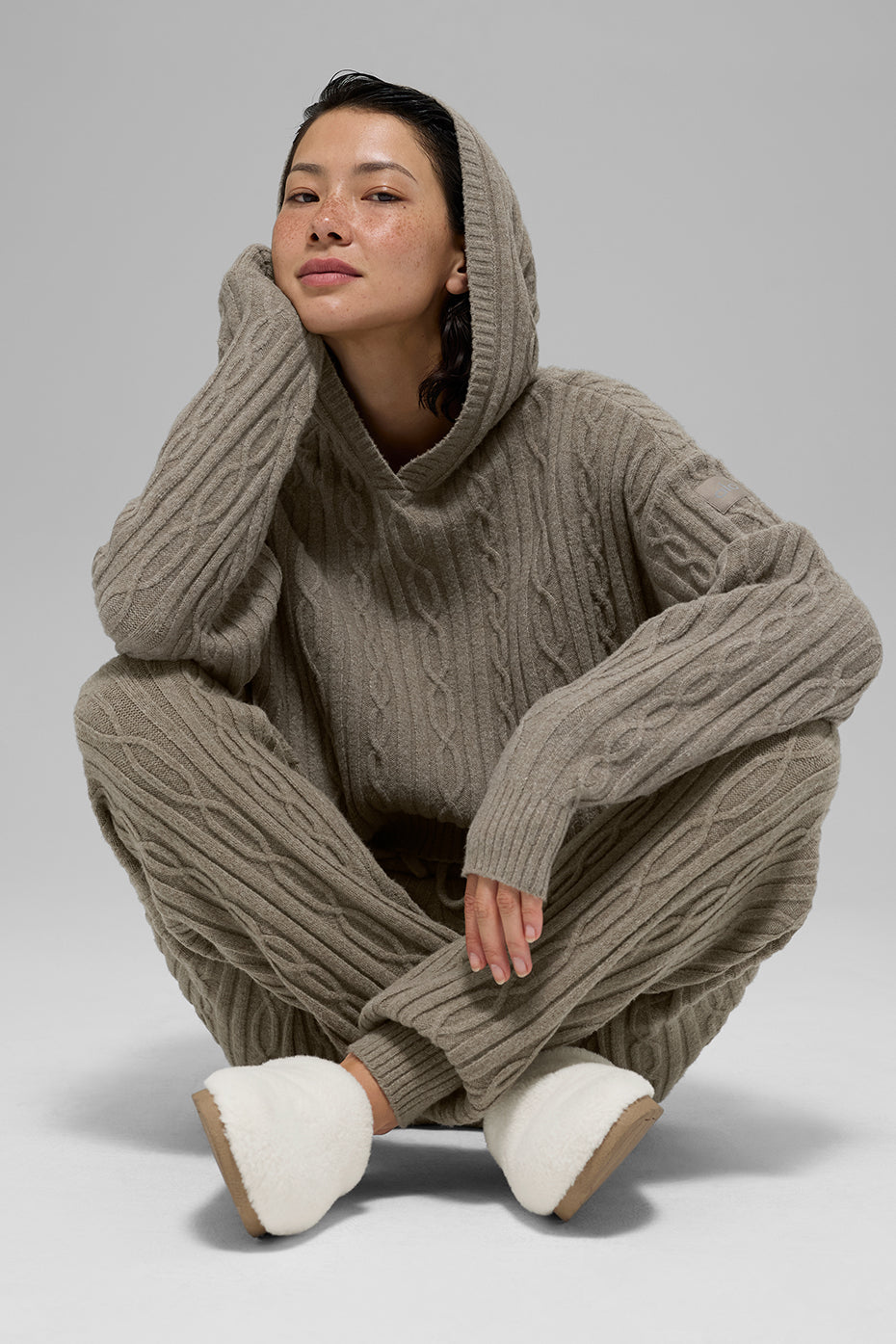 Sweat À Capuche En Maille Torsadée Winter Bliss