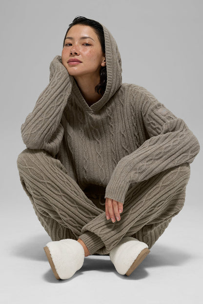 Sweat À Capuche En Maille Torsadée Winter Bliss