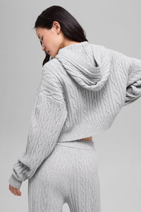 Sweat À Capuche En Maille Torsadée Winter Bliss