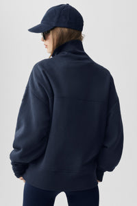 Hazy Mock Neck Pullover