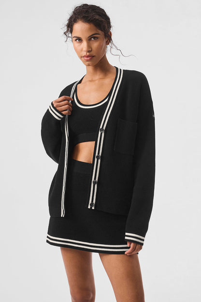 Cardigan En Maille Tennis Club