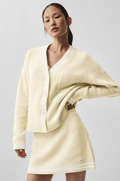 Cardigan En Maille Tennis Club